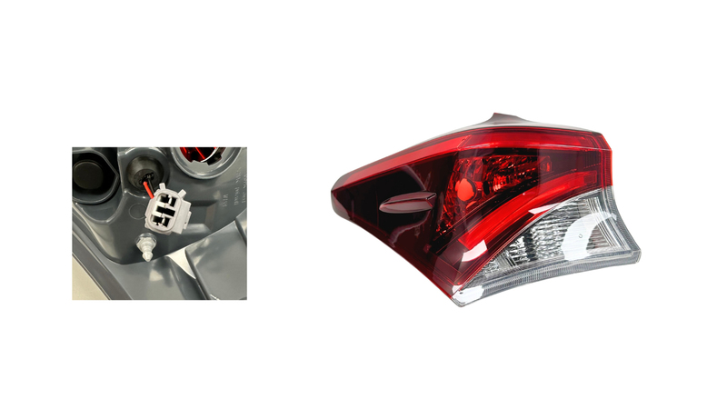 TOYOTA COROLLA ZRE182 TAIL LIGHT OUTER LEFT HAND SIDE