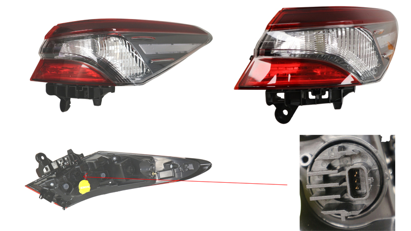 TOYOTA CAMRY ASV70/GSV70/AXVH71 TAIL LIGHT RIGHT HAND SIDE OUTER