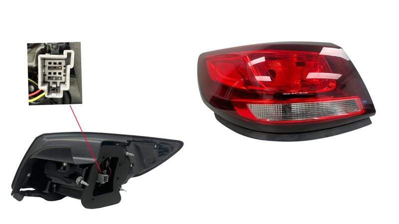 HOLDEN COMMODORE VF TAIL LIGHT LEFT HAND SIDE